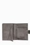 Men's Mini Wallet, Genuine Leather Mechanism Men's Wallet, Cash Coin & Card Holder Wallet - Anthracite K615 - 2