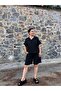 Large Size Linen Shorts and Shirt Set - 2