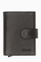 Men's Mini Wallet, Genuine Leather Mechanism Men's Wallet, Cash Coin & Card Holder Wallet - Black K615