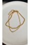 Steel Ball and Chain Detailed Anklet Set - 3