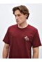 Lcw Casual Crew Neck Short Sleeve Printed Combed Cotton Men's T-Shirt