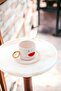 Love Series Lip Patterned Gold Detailed Handmade 170 ml Turkish Coffee and Cup - 3