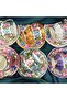 Porcelain Hand-Painted Mavis Six-Piece Coffee Set - 2