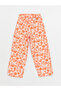 Elastic Waist Floral Girls' Pants