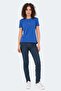 Viraj Women's Cobalt Blue T-Shirt - 7
