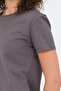 Viraj Women's Dark Gray T-Shirt - 5