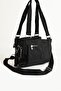 Ultra Light Waterproof Multi-Pocket Shoulder Bag Black (Model: 571-5F) - 5