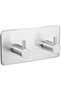 Towel Rack, Stainless Steel Robe & Washcloth Rack - Self-Adhesive Towel Holder - 5