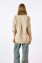Kadın Oversize Nakışlı Uzun Basic Gömlek - 5