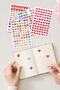 Sticker Book, 600 Pieces Giant Sticker Label Set, Colorful Hearts Sticker, Sticker Book, Adhesive - 4