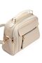 Women's Three-Compartment Crisscross Strap Hand and Shoulder Bag - 3