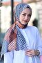 نموذج شال شيفون منقوش هندسي 72*180 سم - 3