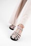 Verlay Light Sole Women's Genuine Leather Cage Detailed Velcro Sandals 3332 - 3