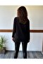 Black Asymmetrical Lycra Blouse Std - 5