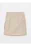 LCW Kids Elastic Waist Girl's Cargo Skirt - 4