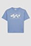Boy - Crew Neck Printed Oversize T-Shirt A6414a823sm - 6