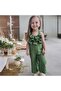 Ruffled Halter Neck Children's Jumpsuit Salopet - 6