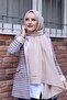 Women's Beige Jazz Shawl, Crepe Jazz Shawl - 2