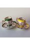 Perviz Porcelain Hand Painting Set of 2 Coffee Cups