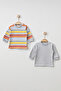 Striped Baby 2-Piece Bodysuit 9704