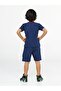 Navy Shark Boy's Shorts Set - 3
