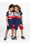 Navy Shark Boy's Shorts Set - 2
