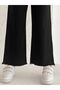 Trend Elastic Waist / Lace-Up Tasseled Palazzo Comfortable Fit Pants - 7