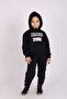 PRINTED HOODED, KANGAROO POCKET, TO GIRL'S Tracksuit SET - 3