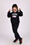 PRINTED HOODED, KANGAROO POCKET, TO GIRL'S Tracksuit SET