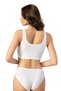 Padded Cotton 4-Piece Set of Black, White, Gray, and Skin Color Half Tank Tops (M= 70-75, L= 80-85, Xl= 90-95, 2XL=100-105) - 6