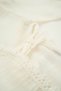 Muslin Fabric Hospital Discharge Sets Scallop Detailed Set of 3 Newborn Baby Outfits 100% Cotton - 3