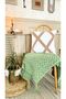 Buldan Washed Linen Punch Ponch Embroidered Decorative Pillow Throw Pillow Cover 43x43 - 2