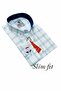 Slim Fit a Quality Shirt Long Sleeves Without Pockets 60% Cotton 40% Pol. - 2