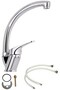 Mix Swan Kitchen Bathroom Sink Faucet Tap with Hot and Cold Water Inlet - 4