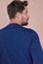 سترة صوفية فائقة النعومة للرجال من Saks Crew Neck - 5