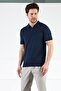 A.laci Zippered Polo Collar 100% Cotton Men's Knitwear T-shirt - 3