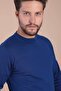 سترة صوفية فائقة النعومة للرجال من Saks Crew Neck - 4
