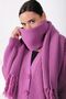 Women's Lilac Merino Wool Scarf Beret Set - 4
