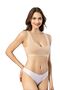 Cotton 3-Piece Skin Color Undershirt with Removable Pads (M= 70-75, L= 80-85, Xl= 90-95, 2XL=100-105) - 3