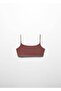 Thin strap crop blouse - 3