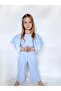 Gülce Girl's Suit-Blue - 5