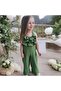 Ruffled Halter Neck Children's Jumpsuit Salopet - 5