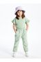 Basic Baby Girl Trousers with Elastic Waist - 3