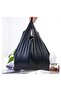 50 Pieces 26x48 Medium Size Thick Black Plastic Bags, Crinkle T-shirt Bag, Tank top Store Bag, Garbage Bag