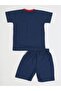 Navy Shark Boy's Shorts Set - 5