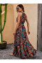 Ethnic Patterned Maxi Women's Dress - 2