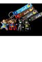 Superhero Keychain and Bag Ornament Set of 4