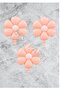 3-Piece Daisy Foil Balloons Set - Macaron Salmon