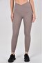 High Waist Recovery Interlock Knitted Tights - Cross Waist Women - 4