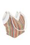 Straw Bag. White Bag. Colorful Bag. Hand and Shoulder Bag. Ry273 - 3